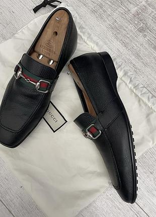 Чоловічі туфлі gucci horsebit