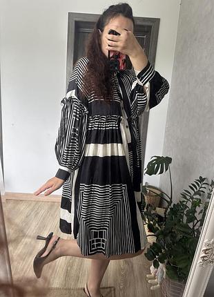 Сукня л/хл на довгий рукав 2