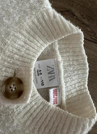 Zara светр на гудзики для дівчинки 2
