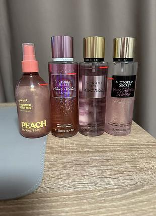 Спреї для тіла pink та victoria’s secret