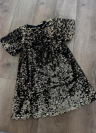 Блискуча сукня zara