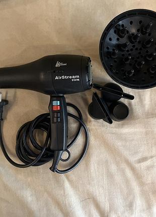 Професійний фен для волосся hair master airstream ion з дифузором