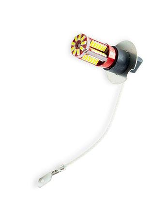 Лампа світлодіодна h3 12v 57 smd (3014) megalight