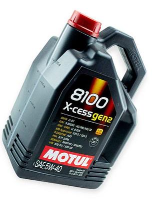 Олива motul 5w-40 8100 x-cess gen2 (5л)