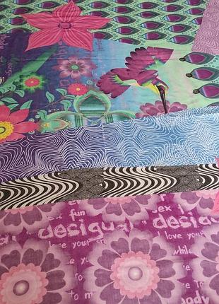 Desigual большой яркий шарф