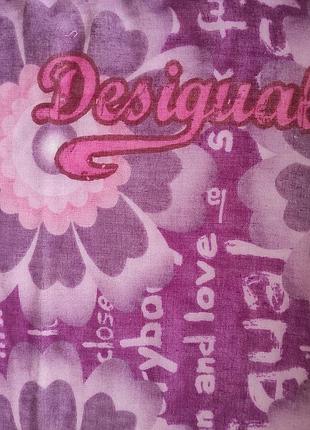 Desigual большой яркий шарф 4