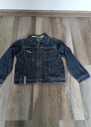 Джинсова куртка для хлопчика zara kids 110 на 4-5 років