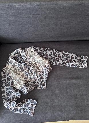 Блуза в леопардовий принт prettylittlething 4