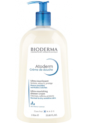 Bioderma atoderm creme de douche крем-гель для душу 1 л