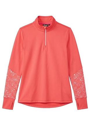 Яскрава спортивна кофта / реглан crivit на блискавці (l/xl) — стан нової