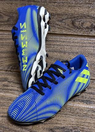 Дитячі футбольні бутси adidas original nemeziz .4 fxg j розмір 32 (устілька 20,5 см) адідас оригінал копи універсальна підошва fg футбол сокер