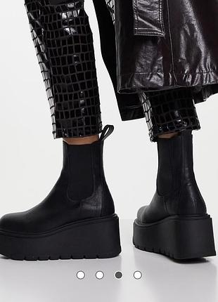 Червики челсі на платформі asos 36 2