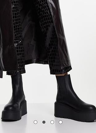 Червики челсі на платформі asos 36 3