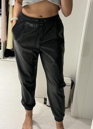 Джогери шкіряні zara 4