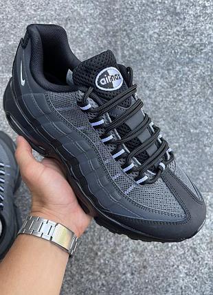 Кроссовки nike air max 95 black&amp;grey 5