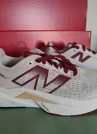 Кроссовки new balance fuelcell propel v5 boston college бело-бордовые us 6 eu 36.5 оригинал