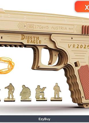 Механическая модель из дерева lock 17gen5 diesth eagle, функциональный 3d пазл пистолета для сборки