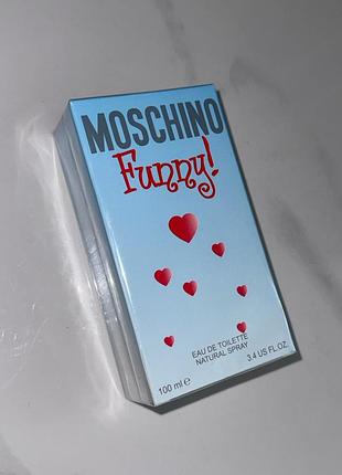 Парфуми духи moschino funny жіночі москіно фані аромат шлейфовий