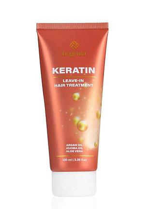Bg417 несмываемый бальзам для волос keratin leave-in hair treatment bogenia, 100 мл
