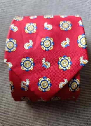 Шелковый галстук tie rack london (100% натуральный шелк).