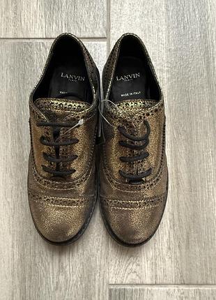 Дитячі тулфлі, лофери, броги lanvin (paris) 5