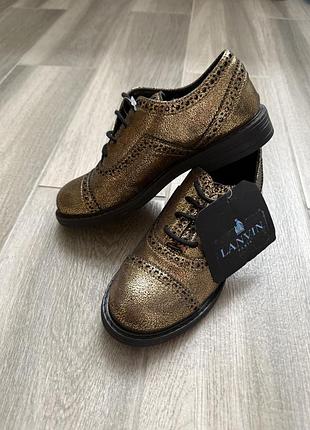 Дитячі тулфлі, лофери, броги lanvin (paris) 7