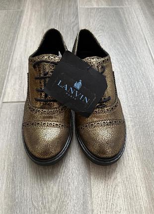 Дитячі тулфлі, лофери, броги lanvin (paris) 4