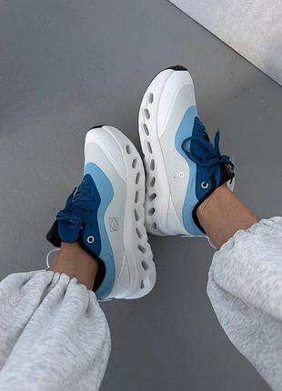 Кроссовки on cloudtilt x loewe blue / white