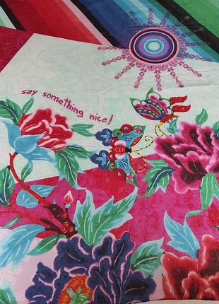 Шарф палантин desigual, 105*194 см.