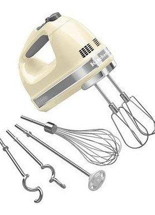 Миксер ручной kitchenaid almond 5khm9212eaс 450 вт кремовый 4462895