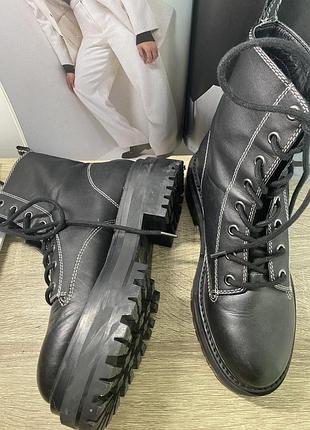 Шкіряні черевики topshop 4