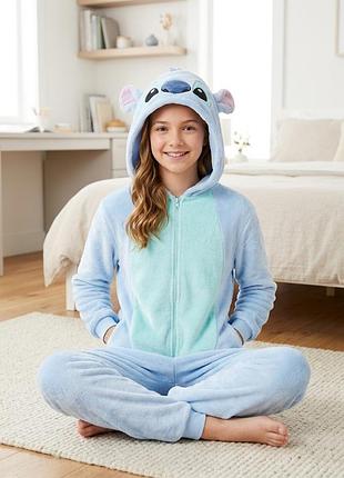 Теплая кигуруми 12-13 лет stich