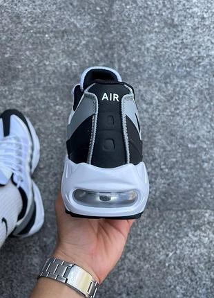 Кроссовки nike air max 95 white&amp;black 5