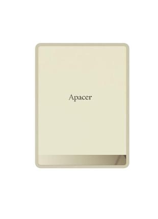 Портативний диск apacer as724 кремовий 1tb (km28146) бежевий