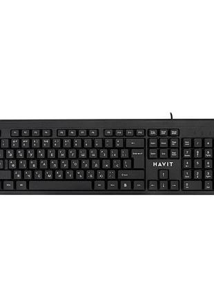 Дротова клавіатура havit hv-kb2001 чорний