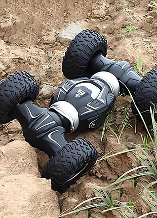 Трюковая машинка на радиоуправлении twist desert 4wd с полным приводом, внедорожный джип-перевёртыш для детей и взрослых,