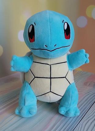 Мягкая плюшевая игрушка в виде персонажа сквортла (squirtle) из вселенной pokémon
