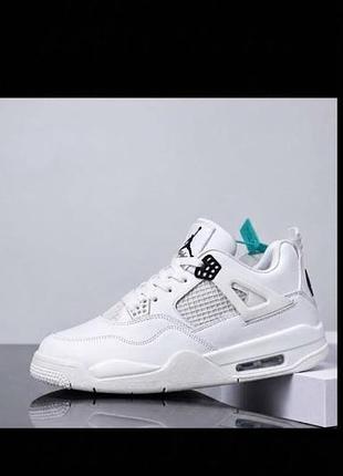 Air jordan retro 4 белых 6
