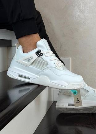 Air jordan retro 4 белых 2