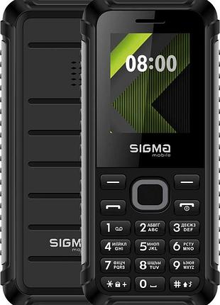 Мобільний телефон sigma mobile x-style 18 track black/grey сірий