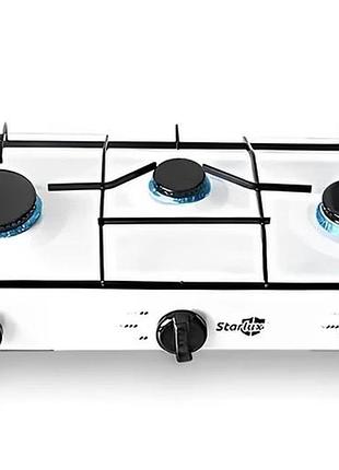 Газова настільна плитка starlux sgs-6003 портативна одноконфорочна для дому, дачі та подорожей