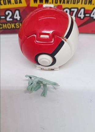 Пикачу шар покемон pokemon pikachu мяч покеболл детская игрушка покебол игрушка pokemon go с фигуркой