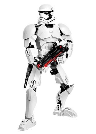 Конструктор фигурка штурмовик star wars 24 см — игрушка из 81 детали для сборки культового героя империи