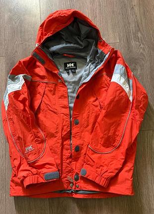 Яскрава мембранна куртка-вітровка helly hansen, розмір m (дитячий/підлітковий)