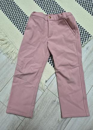 Брюки софтшелл softshell h&amp;m, 104,с утяжкой