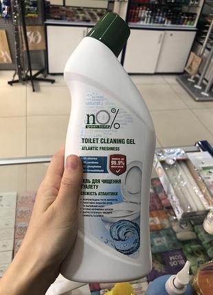 Гель для чищення туалету no%green home свіжість атлантики 850 мл