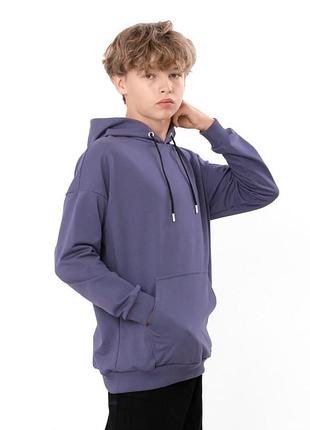 Кофта худи для мальчика, детская и подростковая, двунитка, 140 см, 146 см, 152см, 158см, 164см, 170см