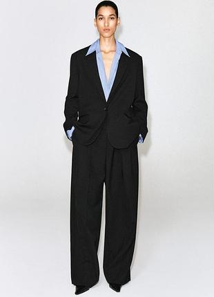 Штани жіночі cos relaxed twill wide-leg pants