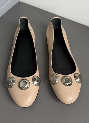 Jil sander 🤎 туфлі балетки 📦 відправка переважно після повної оплати.