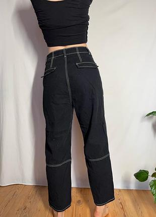 Чорні штани карго h&m divided т4 4